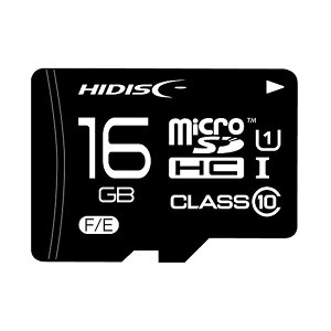 HIDISC microSDHC�������J�[�h 16GB CLASS10 UHS-I HDMCSDH16GCL10UIJPWO