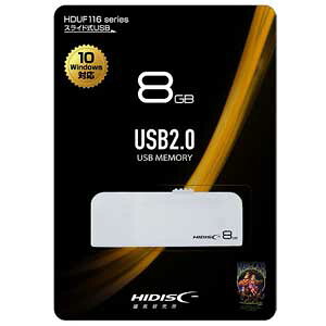 HIDISC USB2.0�Ή� �t���b�V�������� 8GB HDUF116S8G2