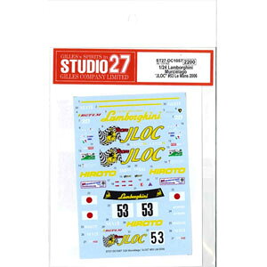 X^WI27 1/24 Lamborghini MurcielagogJLOCh#53 Le Mans 2006iAIV}ΉjIWifJ[yST-DC1057z fJ[