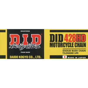 428H D -100RB 正規取扱店 DID バイク用チェーン リンク数：100 チェーン オンラインショッピング スタンダード カラー：スチール