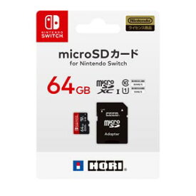 ホリ 【Switch】マイクロSDカード 64GB for Nintendo Switch [NSW-046 マイクロSD64GB]
