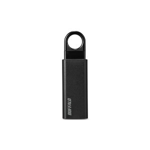 obt@[bBUFFALO USB3.1(Gen1)/3.0Ή tbV 64GB(ubN) RUF3-KS64GA-BK