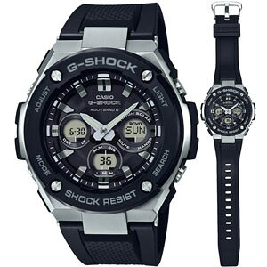 �J�V�I �y�������K�i�zG-SHOCK�i�W�[�V���b�N�j�@G-STEEL �\�[���[�d�g�@�����Y�^�C�v GST-W300-1AJF [GSTW3001AJF]�y�ԕi���A�z