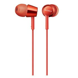 ソニー ダイナミック密閉型カナルイヤホン（レッド） MDR-EX155 R SONY