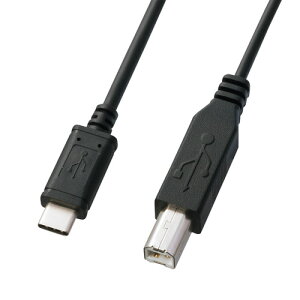 �T�����T�v���C USB2.0�P�[�u���mType C-B�n�i1m�E�u���b�N�j KU-CB10