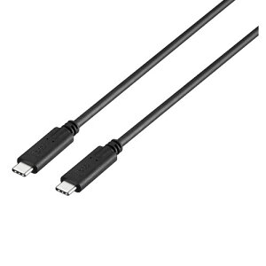 �o�b�t�@���[ USB3.1�P�[�u��(C to C) 1.0m�i�u���b�N�j USB Power Delivery�Ή� BSUCC312P3A10BK