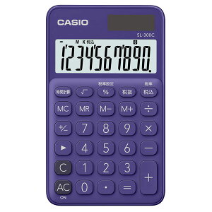 JVI d@10 ip[vj CASIO Jtd ԌvZt蒠^Cv SL-300C-PL