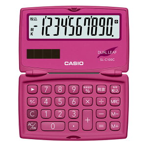 JVI d@10 irrbhsNj CASIO@Jtd@܂肽ݎ蒠^Cv SL-C100C-RD