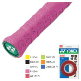 YONEX AC135 037 ヨネックス ウェットスーパーストロンググリップ　3本入（ワインレッド・幅25mm×長さ1200mm×厚さ0.65mm） YONEX