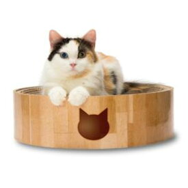 猫用爪研ぎ バリバリボウル 猫柄 猫壱 バリバリボウル ネコガラ