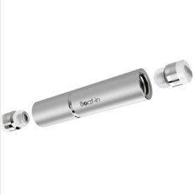 ビートイン 完全ワイヤレス Bluetoothイヤホン（シルバー） BI9320 Beat-in