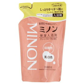 ミノン 薬用保湿入浴剤 つめかえ用 400ml 第一三共ヘルスケア ミノンヤクヨウホシツニユウヨクザイカエ