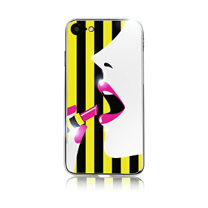 dreamplus iPhone SE�i��2����j/8/7�p �n�C�u���b�h�P�[�X STRIPE MIRROR CASE�i�s���N���b�v�j DP10179I7S