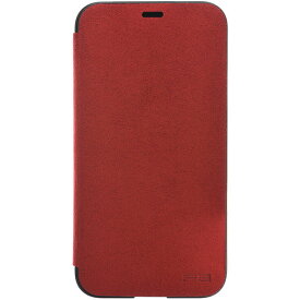 パワーサポート iPhone X用 ウルトラスエード フリップケース（レッド） Ultrasuede Flip Case for iPhone X PGK-93