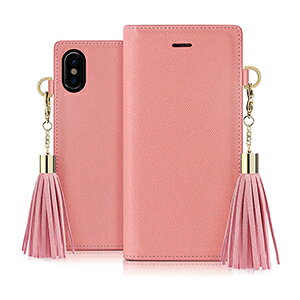 dreamplus iPhone XS/X�p �蒠�^ TASSEL JACKET�i�s���N�j DP10119I8
