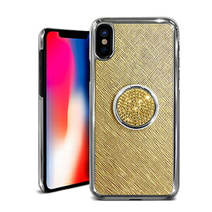 dreamplus iPhone XS/X�p �n�[�h�J�o�[ SMARTRING BAR�i�S�[���h�j DP10150I8