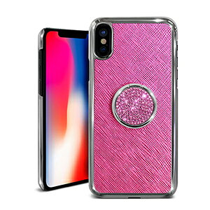dreamplus iPhone XS/X�p �n�[�h�J�o�[ SMARTRING BAR�i�s���N�j DP10151I8