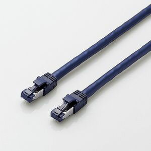 �G���R�� �J�e�S���[8�Ή� �c���܂�h�~LAN�P�[�u�� �X�^���_�[�h�P�[�u���^�C�v 10.0m�i�u���[���^���b�N�j ELECOM LD-OCTT/BM100