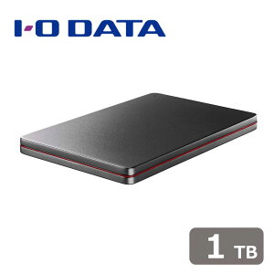 ACEI[Ef[^@bI-O DATA USB 3.2 Gen 1iUSB 3.0j/2.0Ή |[^un[hfBXNuJNv 1TBiBlack×Redj HDPX-UTS1K