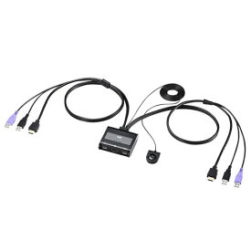サンワサプライ HDMI対応 手元スイッチ付きパソコン自動切替器（2：1） SW-KVM2WHU
