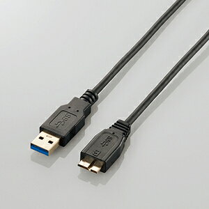 GR ɍUSB3.0P[u [USB3.0(Standard-A) - USB3.0(Standard-microB)] 1.0m 0.9AiubNj USB3-AMBX10BK