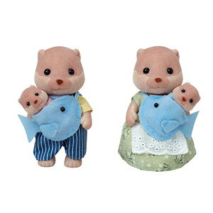 エポック社 シルバニアファミリー カワウソファミリー【FS-32】 シルバニアファミリー