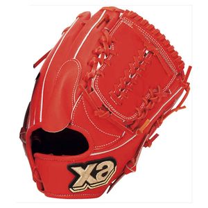 ザナックス BRG-1718-DR20-R 軟式野球 xanax 投手兼内野手用グローブ（右投げ用）（DRオレンジ） グローブ・ミット