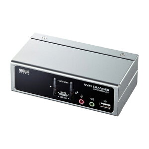 サンワサプライ USB・PS/2コンソール両対応 パソコン自動切替器(2:1) SW-KVM2HVCN