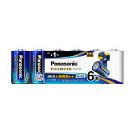 パナソニック アルカリ乾電池単1形 6本パック LR20NJ/6SW Panasonic EVOLTA NEO [LR20NJ6SW]
