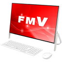 FMVF52C2W 富士通 23.8型 デスクトップパソコン FMV ESPRIMO FH52/C2 ホワイト ［Celeron/メモリ 4GB/HDD 1TB...