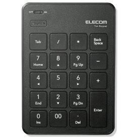 エレコム Bluetooth 薄型テンキーパッド（ブラック） TK-TBP020BK