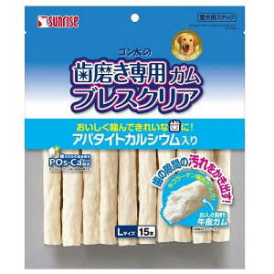 ゴン太の歯磨き専用ガム ブレスクリア アパタイト L 15本 マルカンサンライズ事業部 GガムブレスクリアACL15