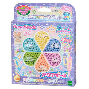 エポック社 アクアビーズ パステルカラービーズセット【AQ-288】