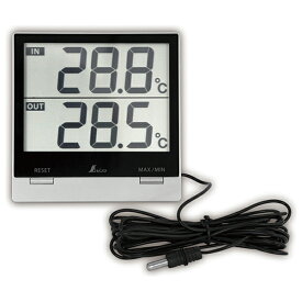 73118 シンワ測定 デジタル温度計 Smart C 最高・最低 室内・室外防水外部センサー [73118シンワ]