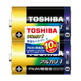 LR20AN-2KP 東芝 アルカリ乾電池単1形　2本パック TOSHIBA　アルカリ1 [LR20AN2KP]