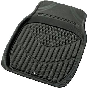 BONFORM バケットマット 3Dタフガード 46×60cm (ブラック) 前席用S 6447-31BK ボンフォーム