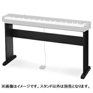 カシオ 電子ピアノ用スタンド （ブラック） CS-46P CASIO