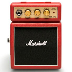 MS-2R マーシャル 1W ギターアンプ(レッド) Marshall MICRO AMP Red Mini