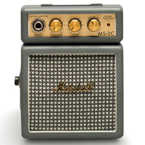 マーシャル 1W ギターアンプ(ビンテージグレー) MS-2C Marshall MICRO AMP Vintage Mini