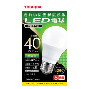 ���� LED�d�� ��ʓd���` 485lm�i�����F�����j LDA4N-G/40V1 TOSHIBA [LDA4NG40V1]