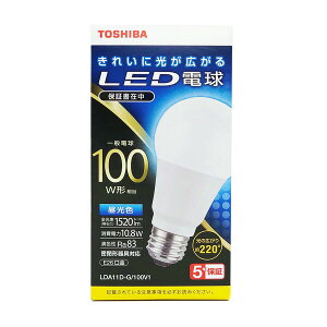  LEDd ʓd` 1520lmiFj LDA11D-G/100V1 TOSHIBA [LDA11DG100V1]