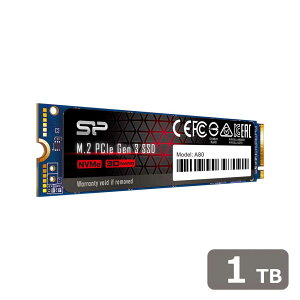 Silicon PowerbVRp[ SiliconPower M.2 2280 NVMe PCIe 3.0x4 SSD 1TB A80V[Y SP001TBP34A80M28