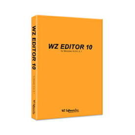 WZソフトウェア WZ EDITOR 10 CD-ROM版 ※パッケージ版 WZEDITOR10/CD-ROM-W