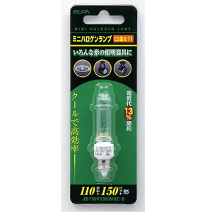 ELPA �~�j�n���Q�������v 150W�`�i�N���A�j JD110V130WHE ELPA [JD110V130WHE]
