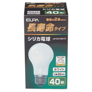 ELPA �������V���J�d�� 40W�`�i�z���C�g�j LW100V38W-W ELPA [LW100V38WW]