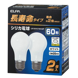 ELPA VJd 60W` E26izCgjy2Zbgz LW100V57W-W-2P ELPA [LW100V57WW2P]