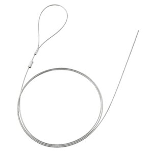 サンワサプライ eセキュリティ(ワイヤー、長さ1.0m・直径1.5mm・片側かしめなし) SLE-13W
