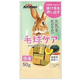 ウサギの毛球ケアスナック 50g ドギーマンハヤシ ウサギノケダマケアスナツク 50G