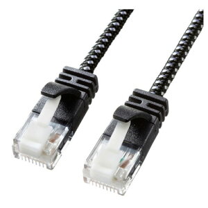 �T�����T�v���C �ߐ܂�h�~ �J�e�S��6A �׌a ���b�V��LAN�P�[�u�� 5m�i�u���b�N���z���C�g�j KB-T6AME-05BKW