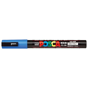 �O�H���M �|�X�J �i�`�������J���[ �׎��ېc�i�X�J�C�u���[�j POSCA PC3M.48